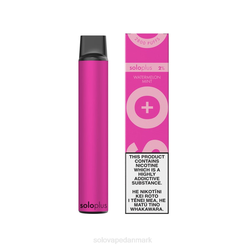 Solo Vape Flavours - Solo Plus engangs vape vandmelon mynte 44ZL28