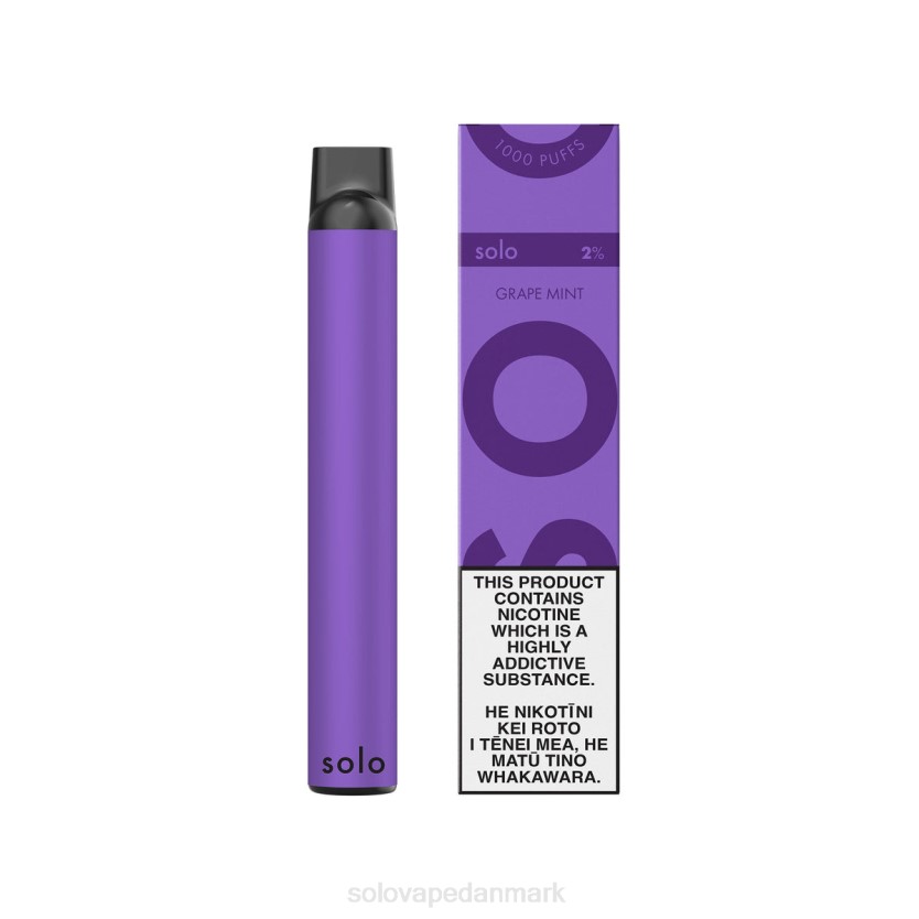 Solo Vape Danmark - Solo engangs vape druemynte 44ZL7