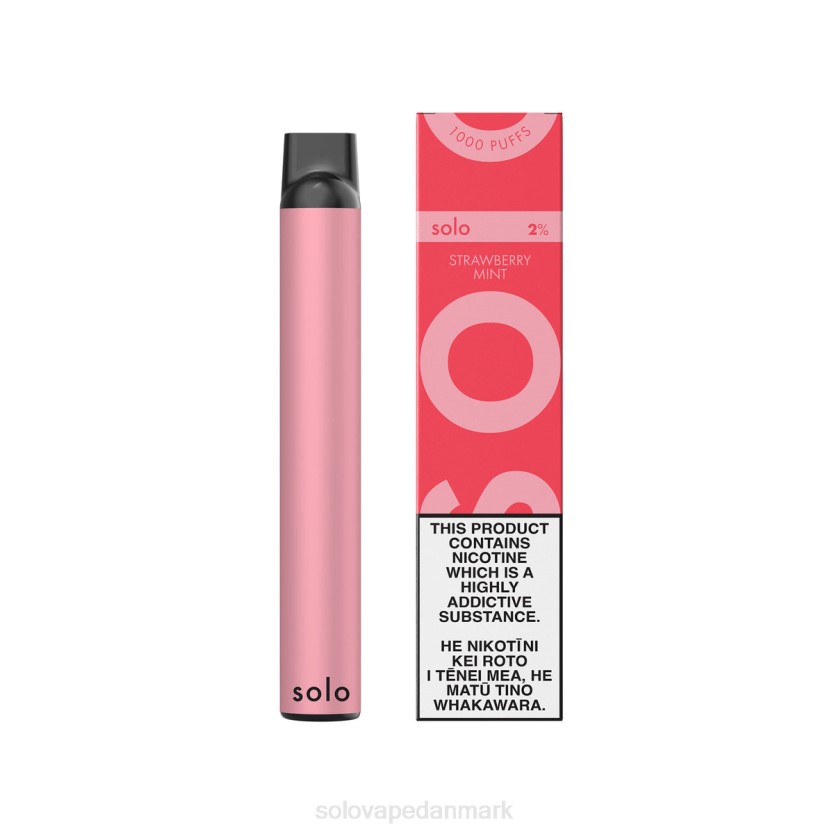 Solo Vape Flavours - Solo engangs vape jordbær mynte 44ZL4
