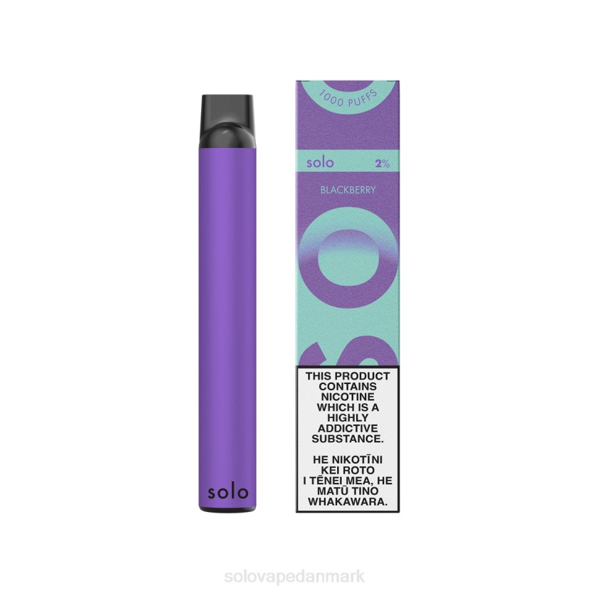 Solo Vape Flavours - Solo engangs vape paradis samling brombær 44ZL22