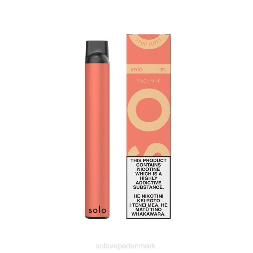 Solo Vape How To Use - Solo engangs vape fersken mynte 44ZL6