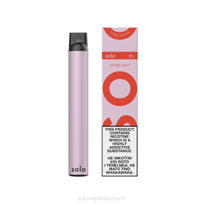 Solo Vape Købe - Solo engangs vape litchi mynte 44ZL9
