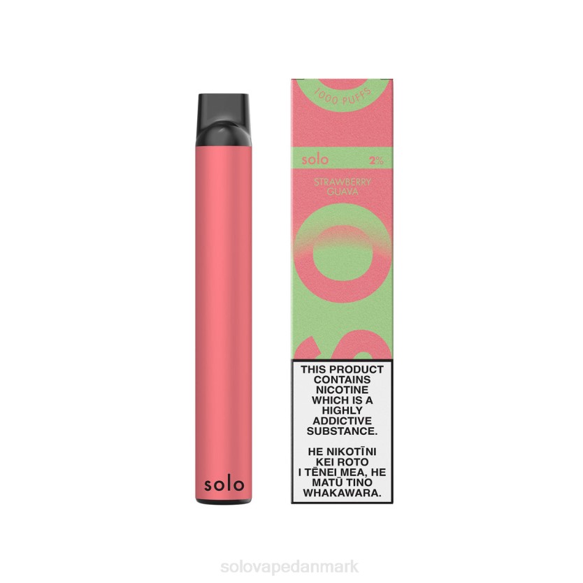 Solo Vape Købe - Solo engangs vape paradis samling jordbær guava 44ZL21