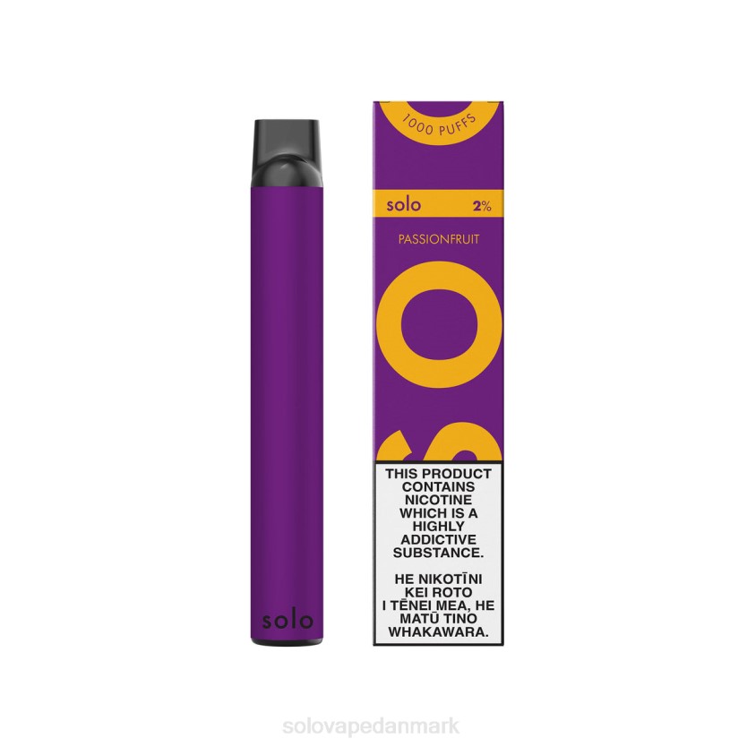 Solo Vape Pris - Solo engangs vape passionsfrugt 44ZL14