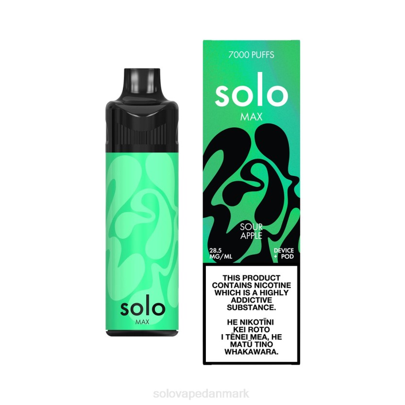 Solo Vape Flavours - Solo MAX pod kit surt æble 44ZL70