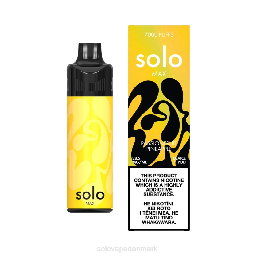 Solo Vape Købe - Solo MAX pod kit passionsfrugt ananas 44ZL69