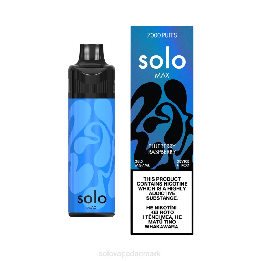Solo Vape Near Me - Solo MAX pod kit blåbær hindbær 44ZL65