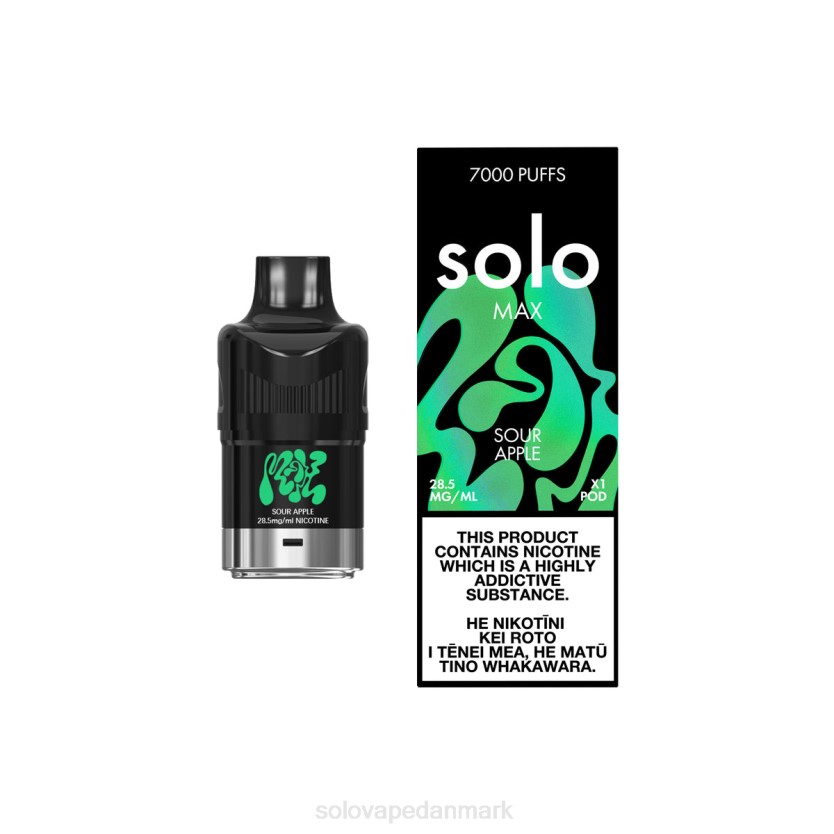 Solo Vape Pris - Solo MAX pod surt æble 44ZL80