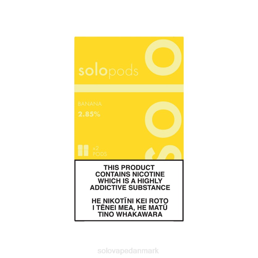 Solo Vape Flavours - Solo erstatning pod 2-pak banan 44ZL64