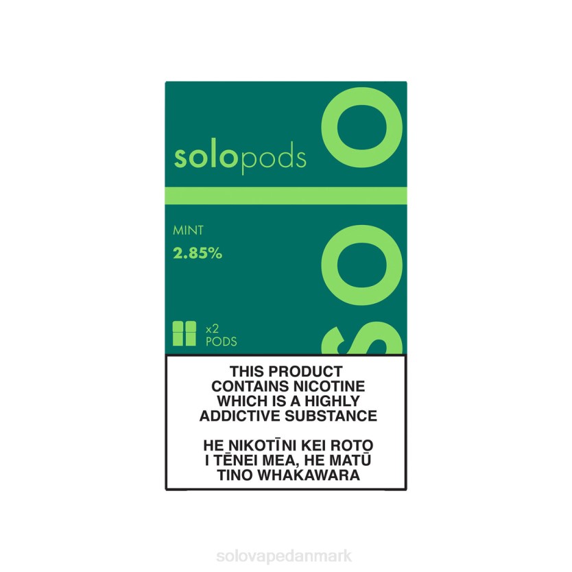 Solo Vape Flavours - Solo erstatning pod 2-pak mynte 44ZL52