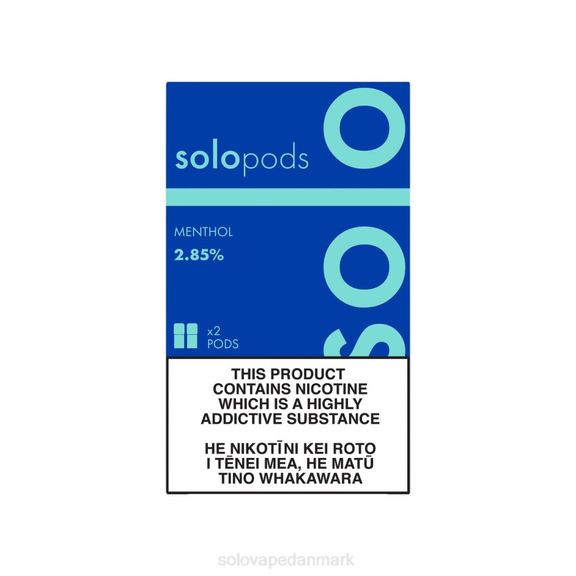 Solo Vape Købe - Solo erstatning pod 2-pak menthol 44ZL51