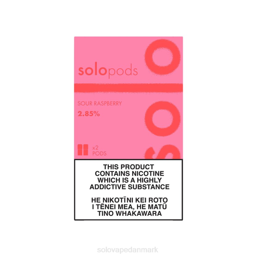 Solo Vape Near Me - Solo erstatning pod 2-pak sur hindbær 44ZL59