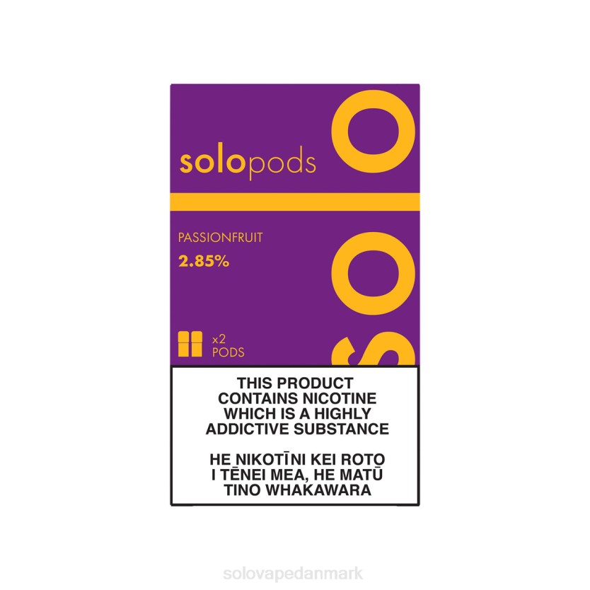 Solo Vape Pris - Solo erstatning pod 2-pak passionsfrugt 44ZL56