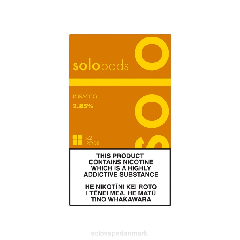 Solo Vape Pris - Solo erstatning pod 2-pak tobak 44ZL50